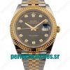 Perfect Replica Rolex Datejust II 116333 41MM EW Stainless Steel & Yellow Gold Black Dial Swiss 3235