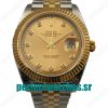 Rolex Datejust II 116333 41MM EW Stainless Steel & Yellow Gold Champagne Dial Swiss 3136