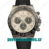 Perfect Replica Rolex Daytona Cosmograph 116519LN JH Stainless Steel Silver Dial Swiss 4130 Run 6@SEC