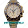 Perfect Replica Rolex Yacht-Master II 116681 V5 Stainless Steel & Yellow Gold White Dial Swiss 7750